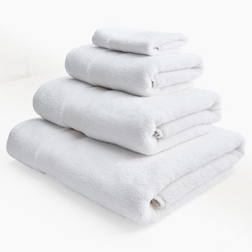 Catherine Lansfield White Zero Twist Towel Image