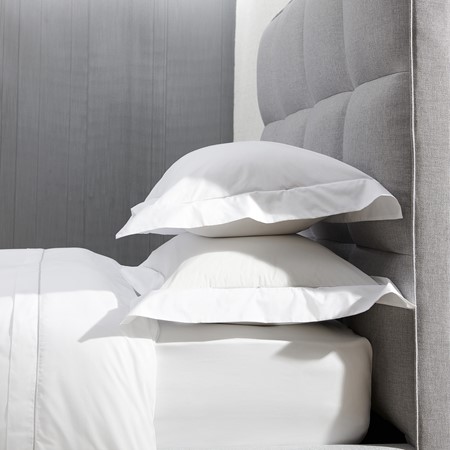 Sterling Home Savile White Cord Duvet Cover image