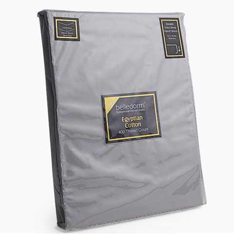 Egyptian Cotton 400 Platinum 15 Inch Fitted Sheet