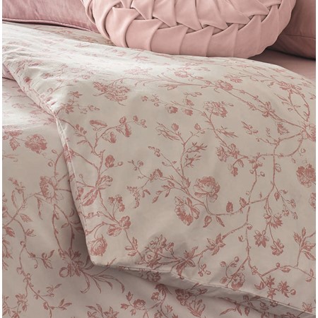 Laura Ashley Pink Aria Floral Duvet Cover Set image