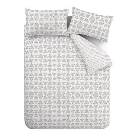 Catherine Lansfield Tufted Boho Geo Print Duvet Set image