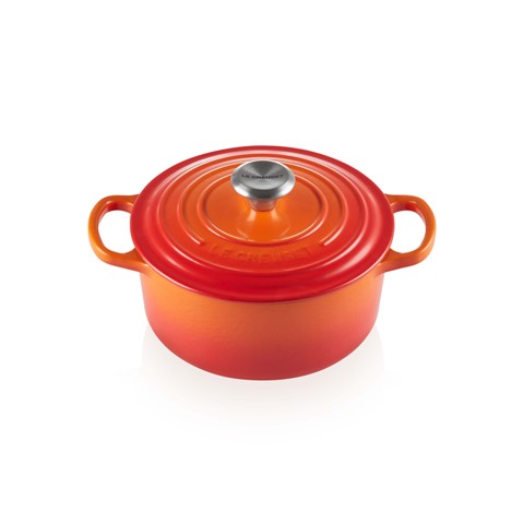 Le Creuset 24cm Volcanic Cast Iron Round Casserole Dish