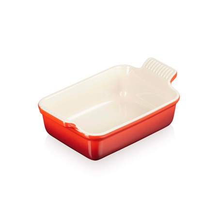 Le Creuset 19cm Cerise Stoneware Deep Rectangular Dish image