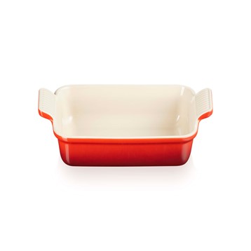 Le Creuset 19cm Cerise Stoneware Deep Rectangular Dish Image