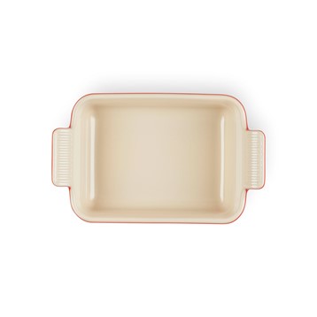 Le Creuset 19cm Cerise Stoneware Deep Rectangular Dish Image