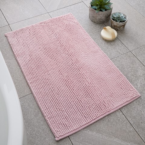 Catherine Lansfield Pink Bobble Bathmat