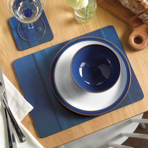 Denby Colours Set of 6 Blue Placemats