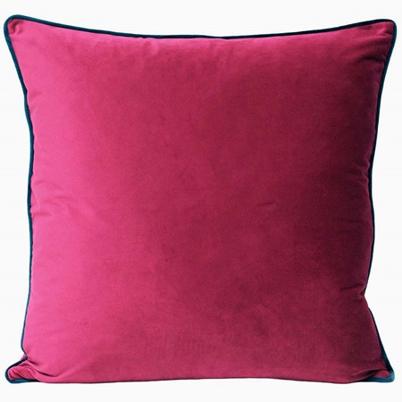 Riva Paoletti Meridian Raspberry & Teal Cushion primary image