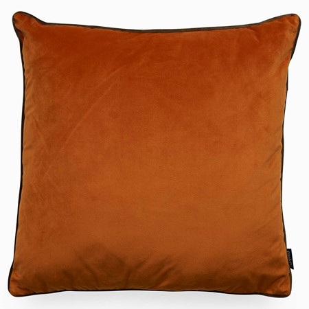 Riva Paoletti Meridian Pumpkin & Mocha Cushion image