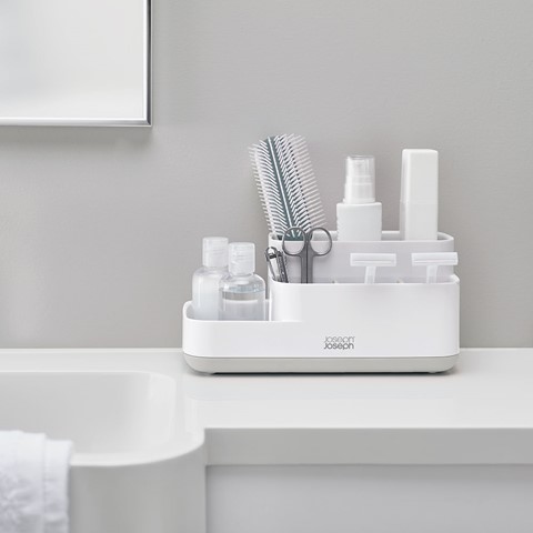Joseph Joseph White & Grey EasyStore Bathroom Caddy