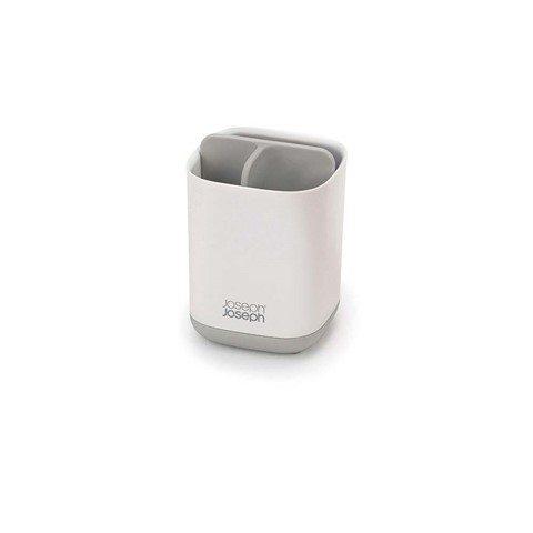 Joseph Joseph White & Grey EasyStore Toothbrush Holder