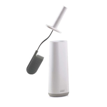 Joseph Joseph White & Grey Flex Toilet Brush Image