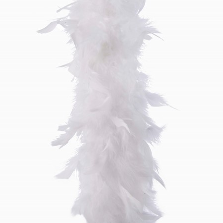 White Feather Boa Garland primary image