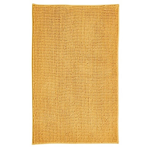 Catherine Lansfield Ochre Bobble Bathmat