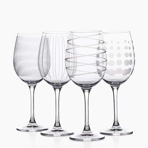 Mikasa Cheers White Wine Glasses - Set of 4