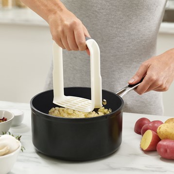 Joseph Joseph White Easy Mash Potato Masher Image