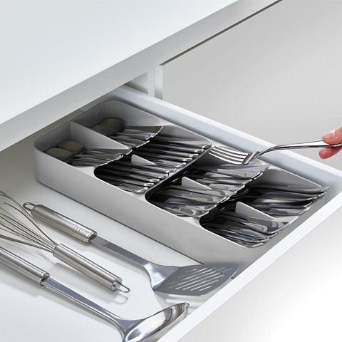 Joseph Joseph Grey Cutlery Drawer Organiser