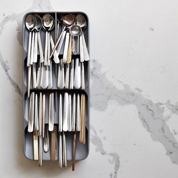 Joseph Joseph Grey Cutlery Drawer Organiser Image