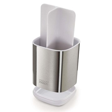 Joseph Joseph Steel Easystore Toothbrush Holder Image
