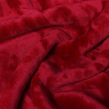 Lux Sherpa Fleece Throw - Red Image
