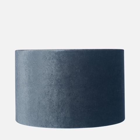 Bow Slate Velvet Cylinder Shade