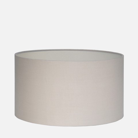 Taupe Poly Cotton Cylinder Drum Shade