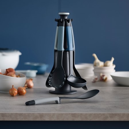 Joseph Joseph 6 Piece Blue Utensil Carousel Set primary image