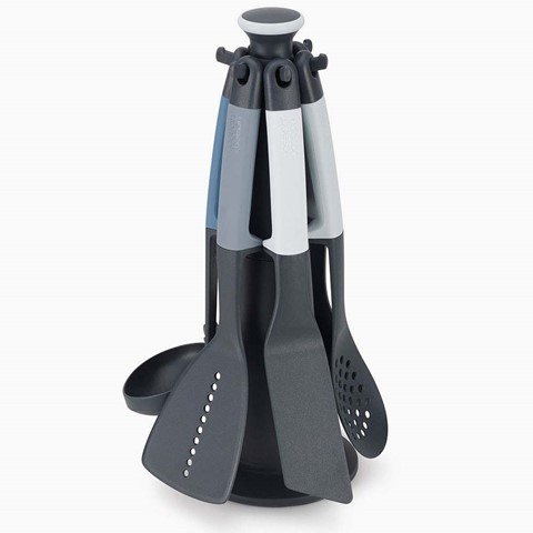 Joseph Joseph 6 Piece Blue Utensil Carousel Set