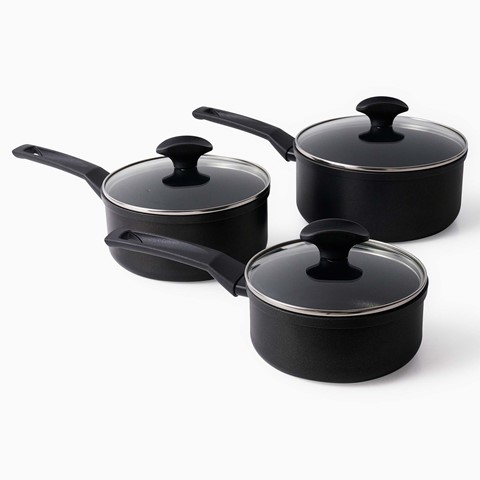 Prestige x9 Tougher 3 Piece Saucepan Set