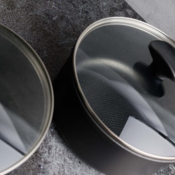 Prestige x9 Tougher 3 Piece Saucepan Set Image