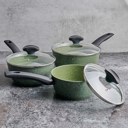 Prestige Eco Cookware 3 Piece Saucepan Set primary image