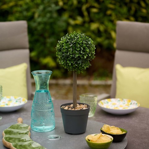 Artificial Small Uno Topiary Tree