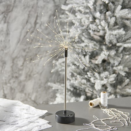 Sound Activated Firework Christmas Table Light - Warm White primary image