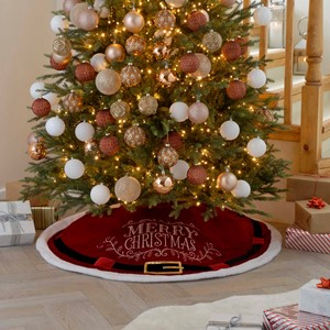 Santa Belt Tree Skirt Image