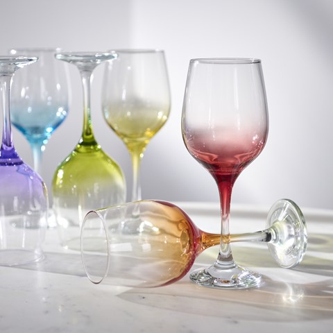 LAV Ombre Wine Glasses - Set of 6