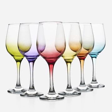 LAV Ombre Wine Glasses - Set of 6 Image