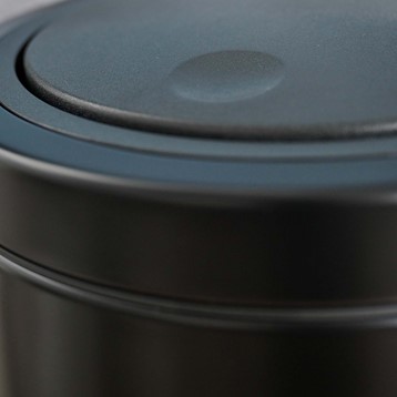 Brabantia Matt Black Touch Bin Flat Lid Image