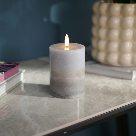 Luxe Natural Glow Stone LED Candle primary image