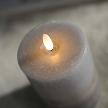 Luxe Natural Glow Stone LED Candle Image