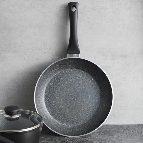 Black Marble Non-Stick Frying Pan