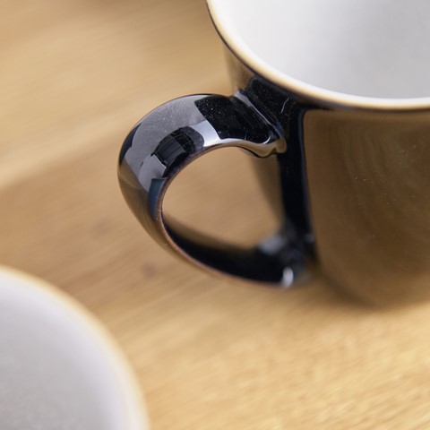 Denby Elements Black Coffee Mug