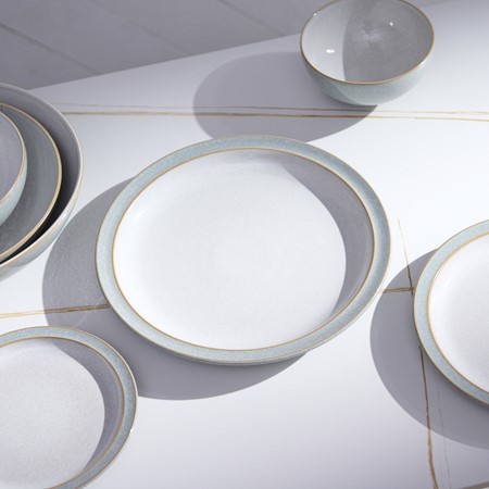 Denby Elements Light Grey Dinner Plate primary image