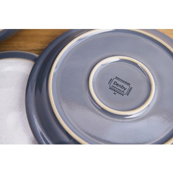 Denby Elements Fossil Grey Dinner Plate Image