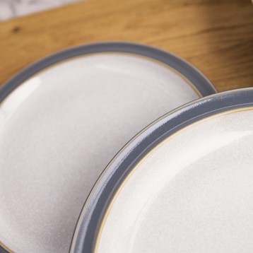 Denby Elements Fossil Grey Dinner Plate Image