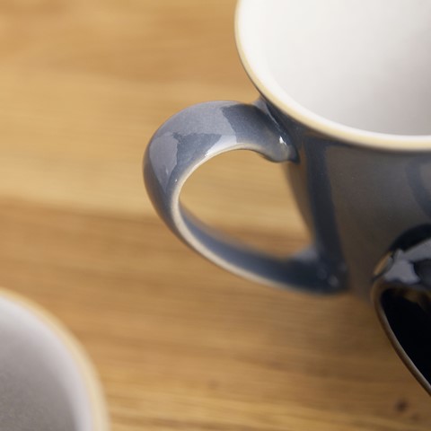 Denby Elements Fossil Grey Coffee Mug