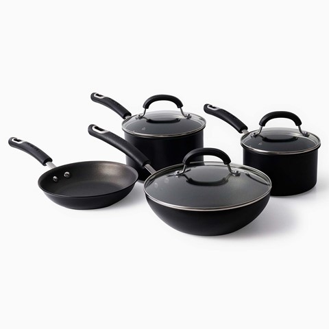 Circulon Total 4 Piece Hard Anodised Pan Set