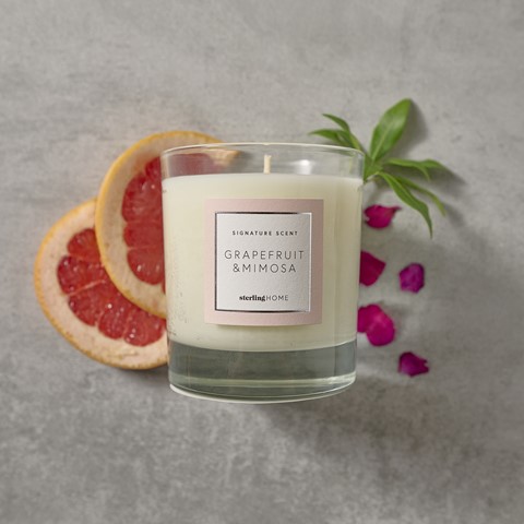 Sterling Home Fragrance Grapefruit & Mimosa Candle