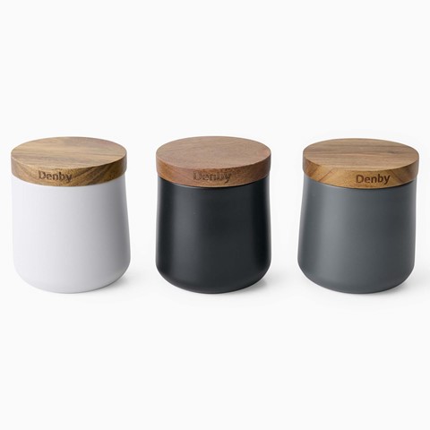 Denby Storage Canisters Mixed Set of 3