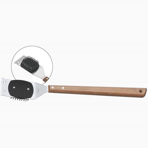 Tramontina Wooden Handle BBQ Cleaning Brush