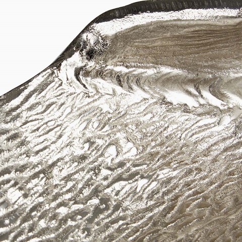 Hampstead Small Leaf Nickle Finish Dish